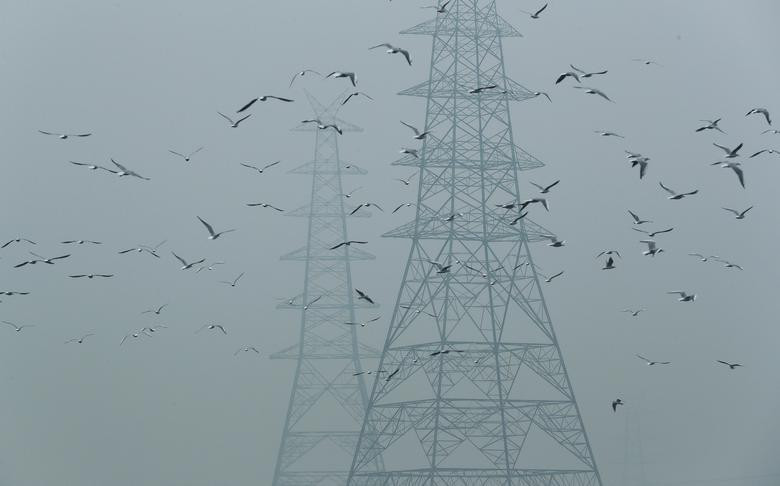 Bầu trời New Delhi mờ ảo hôm 30/10.