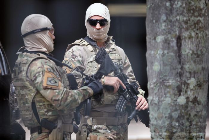 Cảnh sát Brazil cho biết thêm, mỗi người di cư phải trả cho băng nhóm của Al-Mamun số tiền hơn 12.500 USD để đến Mỹ. Ảnh: ABC.