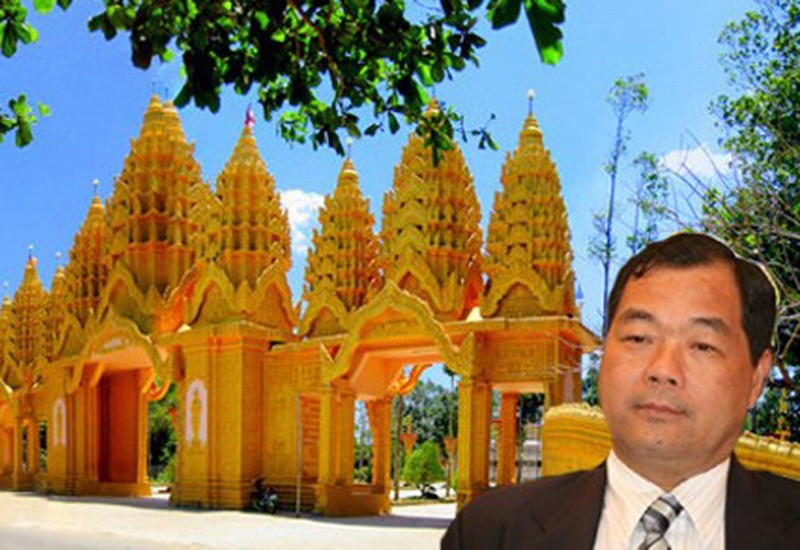 Ít ai biết, ông Trầm Bê còn chi nhiều tiền cho công tác từ thiện như xây trường học, xây chùa... nhưng khá kín tiếng với báo chí. Ảnh: Internet