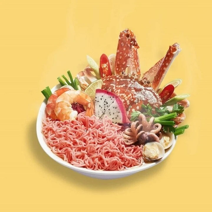 Sợi mì khá dai, ăn cảm thấy dễ chịu. Ảnh: Facebook