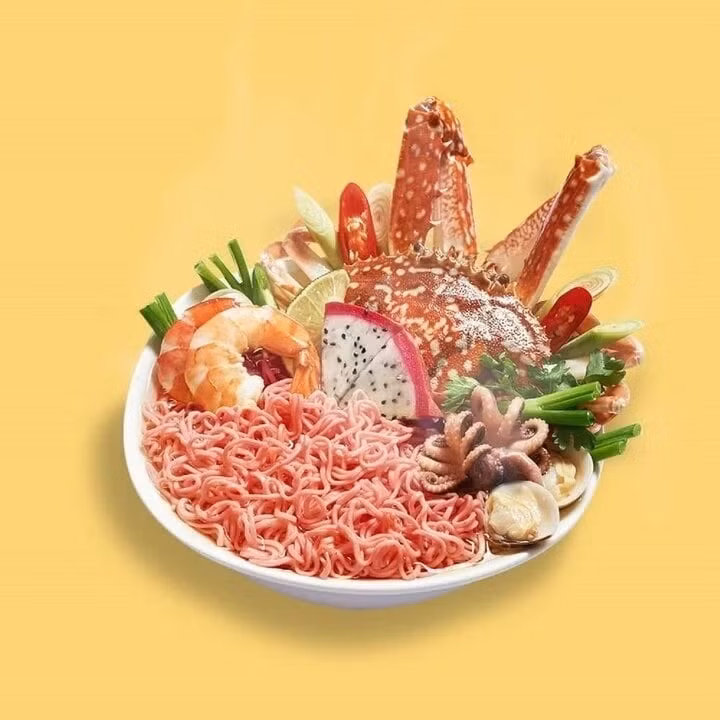 Sợi mì khá dai, ăn cảm thấy dễ chịu. Ảnh: Facebook