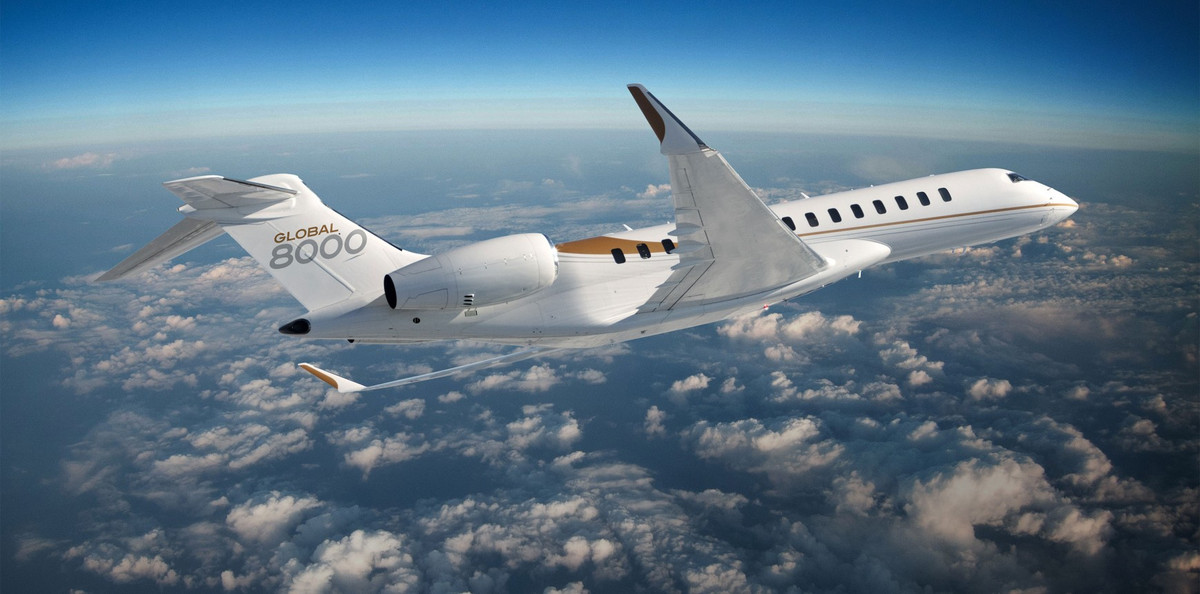 Dòng máy bay Global phiên bản mới nhất của Bombardier là Global 8000. Chiếc máy bay này có giá 78 triệu USD, dự kiến sẽ đi vào hoạt động vào năm 2025.