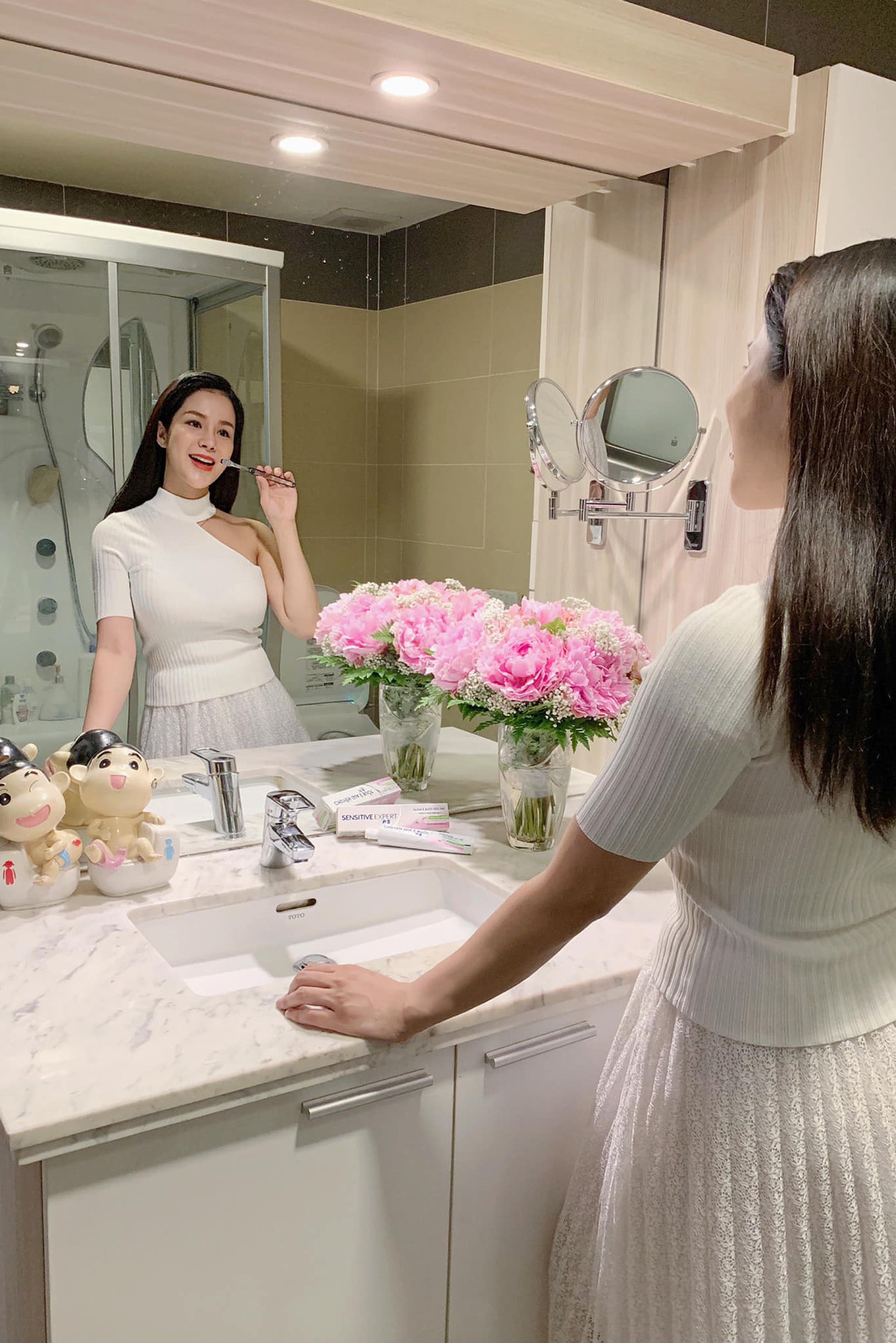 Sau khi nhận nhà thô, Diệp Lâm Anh còn chi thêm 2 tỷ đồng để cải tạo theo ý thích. Ảnh: FBNV