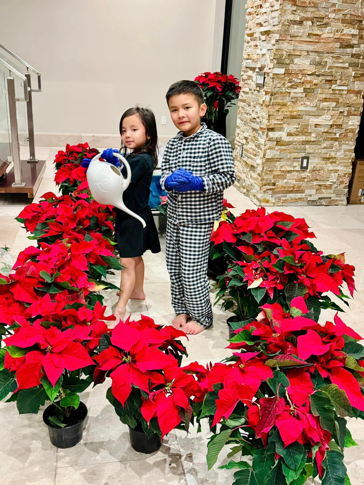 Mới đây, trên trang cá nhân, doanh nhân Thủy Tiên khoe ảnh con trai cùng ngôi nhà rực rỡ sắc hoa khiến khá giả không khỏi trầm trồ.