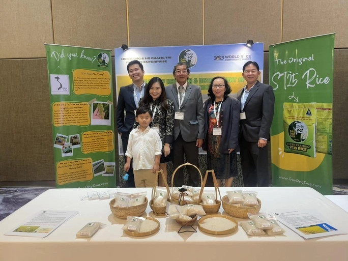 Cuộc thi là một phần trong khuôn khổ Hội nghị Thương mại Lúa gạo Toàn cầu tại Cebu Philippines do The Rice Trader tổ chức năm 2023. Ảnh: Gạo Ông Cua