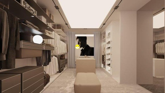 Phòng thay đồ rộng rãi. Ảnh: FBNV