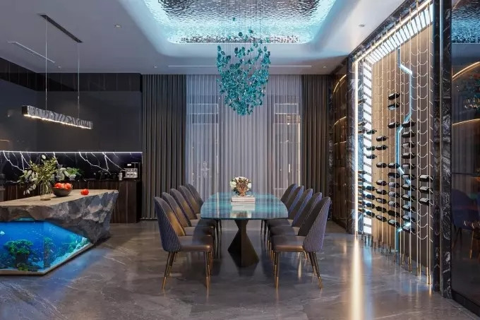 Căn hộ được vợ chồng Phương Oanh - Shark Bình chuẩn bị từ trước khi làm đám hỏi.