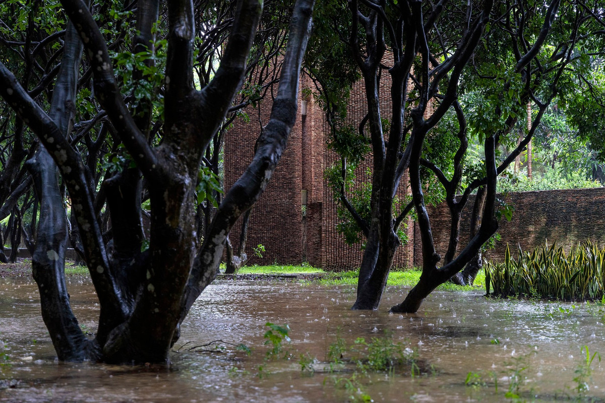 Bảo tàng Đạo Mẫu của nam nghệ sĩ sở hữu cảnh quan xanh tuyệt vời. Nguồn ảnh: Triệu Chiến