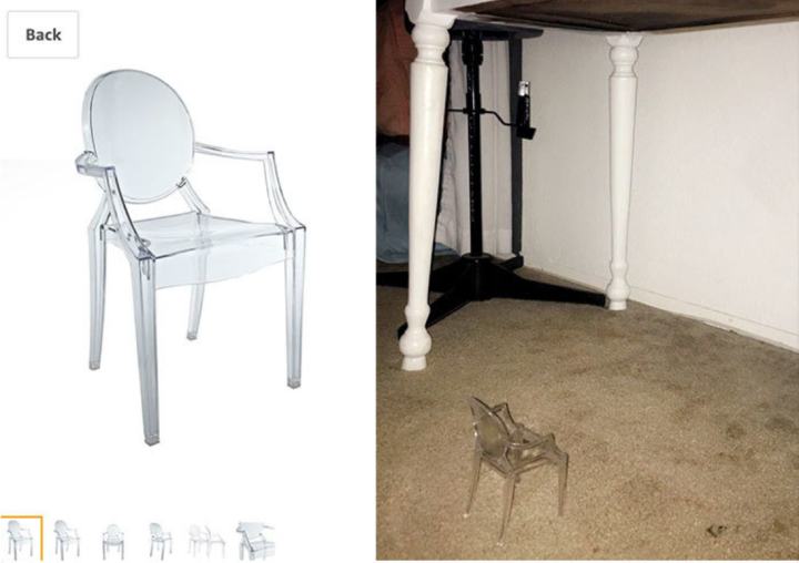 Cái giá phải trả của việc quên hỏi kích thước khi mua online.