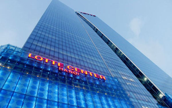 Từ tầng 1 đến tầng 6 là trung tâm thương mại Lotte. Tầng 7 đến tầng 31 là khu văn phòng hạng A cho thuê. Ảnh: Designs