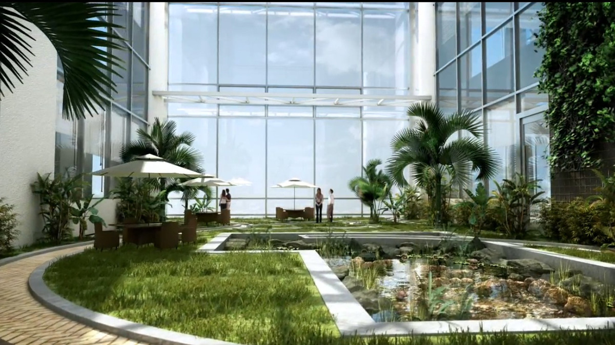 Hệ thống kính 2 mặt dày giúp giảm điện năng tiêu thụ. Ảnh: Designs