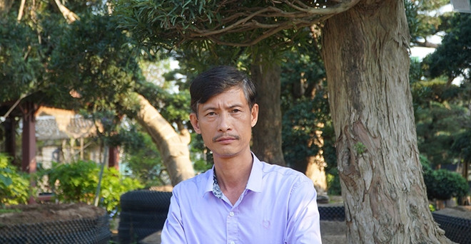 Những cây từng la hán có tuổi đời từ 80 đến 800 năm được chủ nhân sưu tầm từ Nhật Bản. Ảnh: Cand