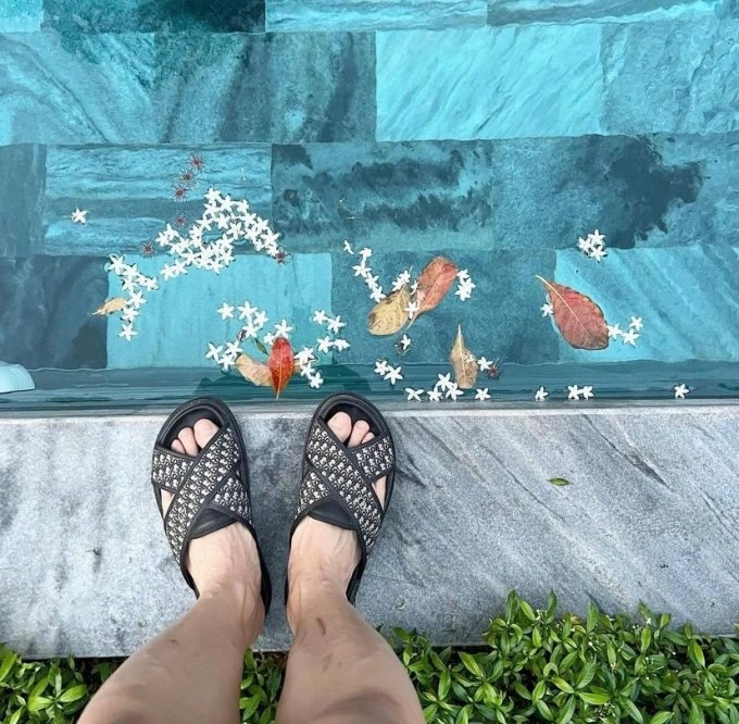 Lệ Quyên từng cho biết đây là góc nhỏ bình yên, trong veo nằm giữa thành phố mà cô rất yêu thích.