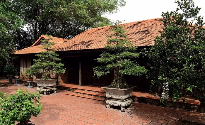 Khu nhà cổ nằm trên mảnh đất rộng khoảng 3 ha, được xây dựng từ năm 2000. Ảnh: Dân trí