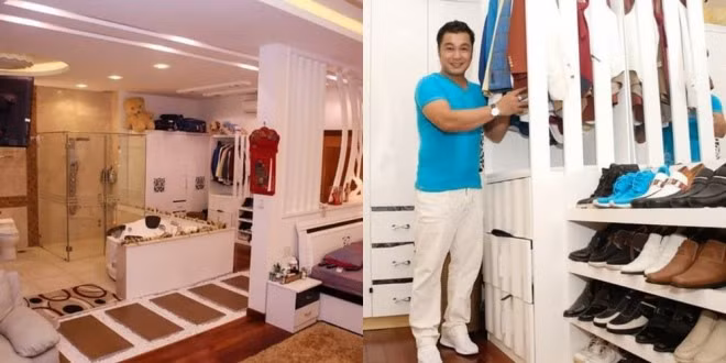 Phòng riêng của Lý Hùng trên tầng 2, rộng tới 100m2, được chia thành từng khu vực riêng biệt. Ảnh: Internet