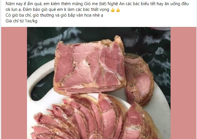 Tran lan thuc pham “handmade” online cuoi nam... nguy co mat an toan thuc pham