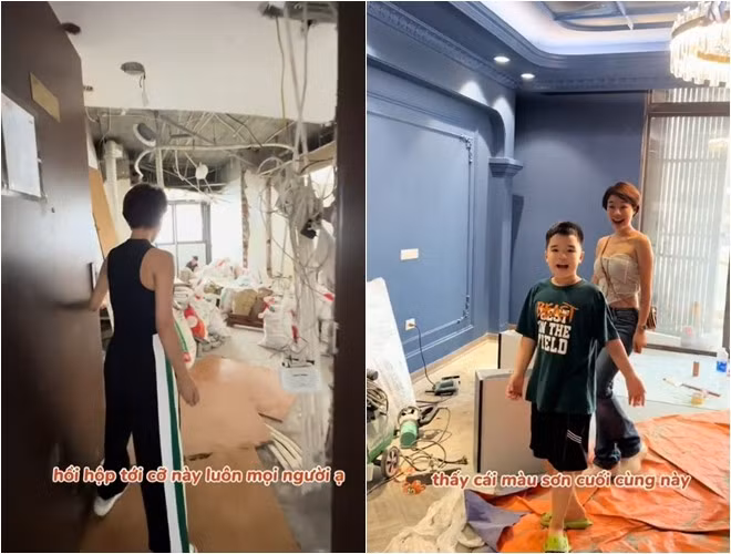 Hầu hết đồ đạc trong nhà đều do cô tự mua, đặt hàng nên tiết kiệm khá nhiều tiền. Ảnh chụp màn hình