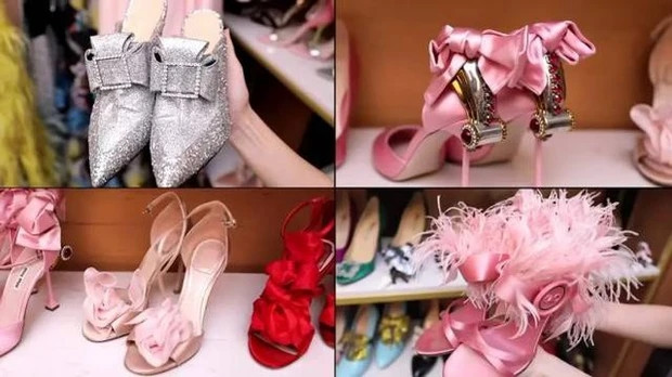 Các thiết kế váy áo, túi xách, giày dép đến từ các nhà thiết kế hàng đầu như Hermès, Dior, Chanel.