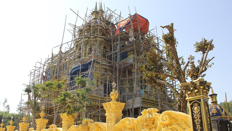 Dự kiến đến năm 2024, tòa lâu đài sẽ được hoàn thành và đưa vào sử dụng. Ảnh: Vietnamnet