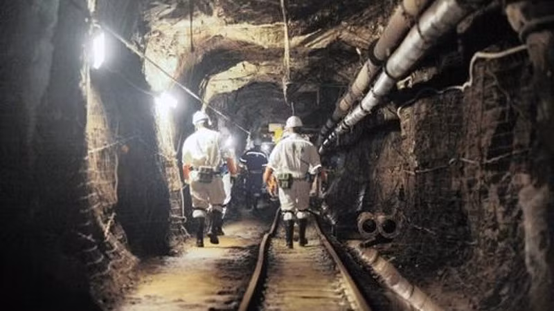 Quặng trải qua quá trình nghiền và chuyển sang quy trình lọc vàng thông thường kết hợp phun oxy lỏng. Vàng được chiết xuất cuối cùng sẽ được điện phân và nấu chảy trong lò cảm ứng tại nhà máy. Ảnh: Daily Sabah