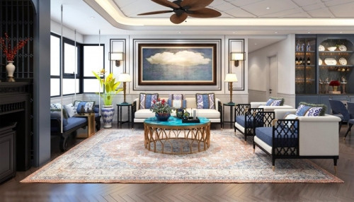 Cách đây không lâu, Shark Hưng bất ngờ khoe không gian nhà mới theo phong cách Đông Dương sắp khởi công khiến khán giả càng thêm ngưỡng mộ. Ảnh: FBNV