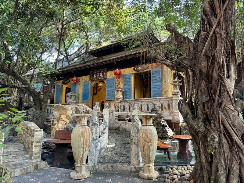 Đáng chú ý, một phần khu nhà cổ Không Gian Xưa ở Đà Nẵng là tài sản của đại gia Lê Bá Huy bị ngân hàng bán đấu giá để siết nợ. Ảnh: Người lao động