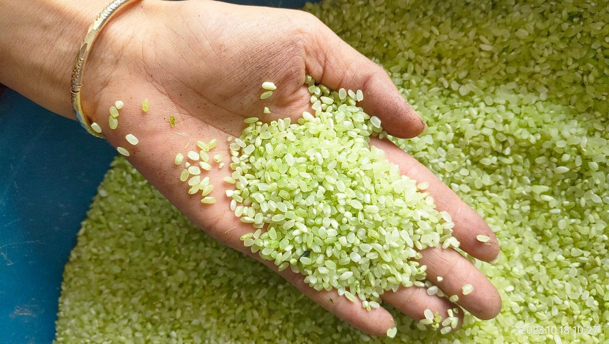 Theo Chi cục Quản lý chất lượng nông lâm sản và thủy sản tỉnh Lào Cai, hiện chưa có bất cứ cơ sở nào, được cấp chứng nhận vệ sinh an toàn thực phẩm với sản phẩm gạo Séng cù xanh. Ảnh: Facebook