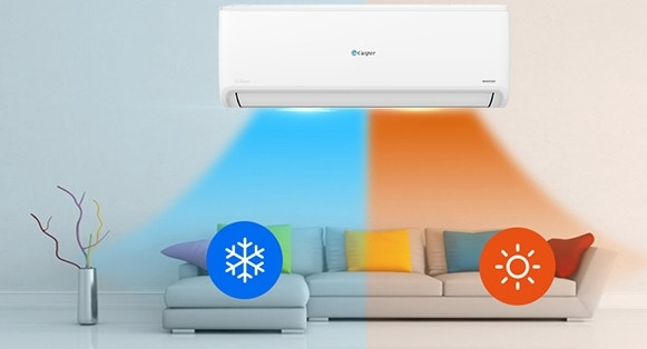 Điều hòa 2 chiều được nhiều gia đình sử dụng trong mùa đông. Dù rất tiện lợi nhưng bật điều hòa vào mùa đông ngốn lượng điện khá lớn. Ảnh: Điện máy Thiên Phú