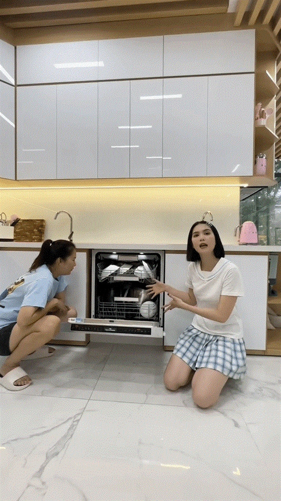 Máy rửa bát cũng giá tới 40 triệu đồng.