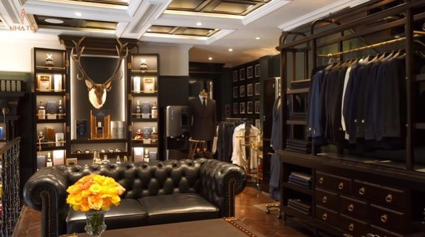 Tầng 1, tầng 2 sử dụng làm cơ sở may đo, phần còn lại phục vụ sinh hoạt cá nhân. Ảnh chụp màn hình NhaTo