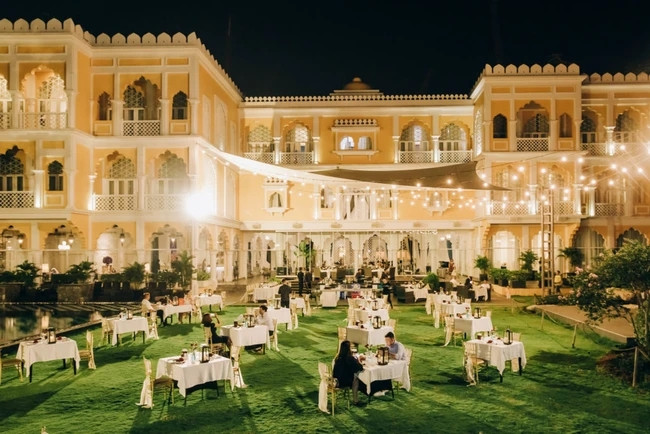 Ngày nay, tòa lâu đài Tajmasago trở thành trung tâm tiệc cưới Chloe Gallery của Capella Holdings. Ảnh: Chloe Gallery