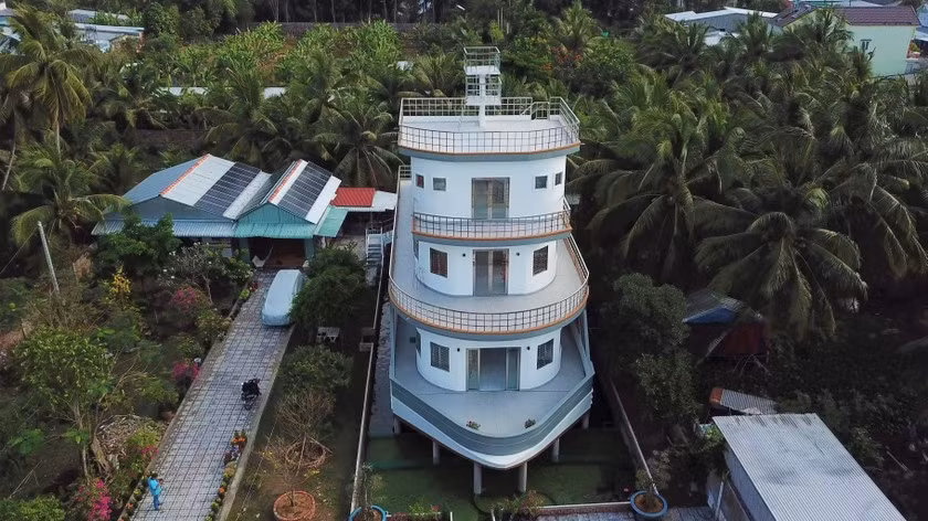 Công trình được xây dựng hồi đầu năm 2019 và thời gian xây dựng trong 2 năm. Ảnh: Baophapluat