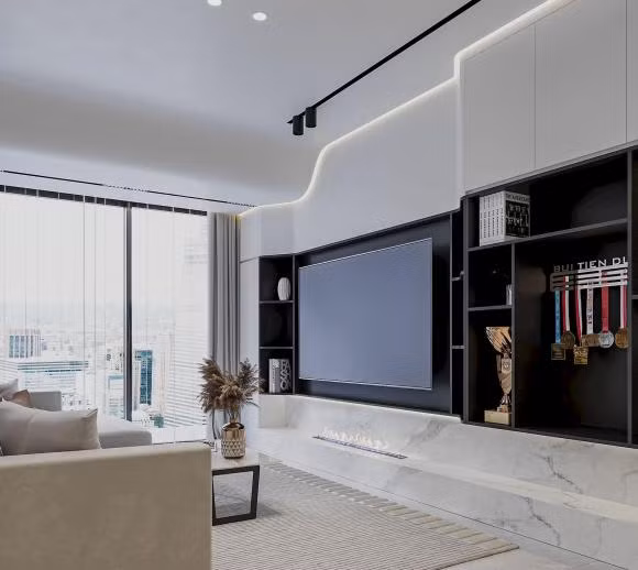 Có thể thấy, căn nhà mới của Bùi Tiến Dũng và vợ Tây vô cùng khang trang, ngóc ngách nào cũng toát lên sự sang chảnh.