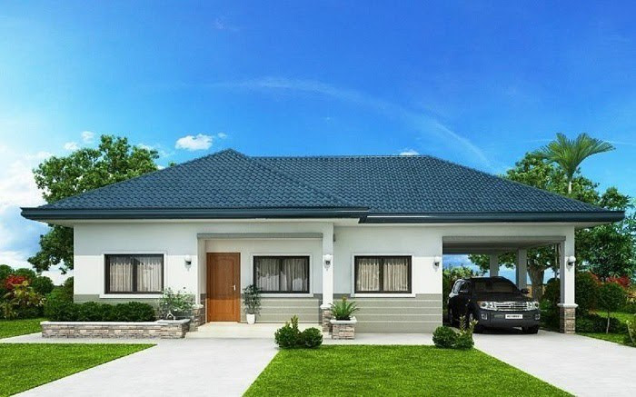 Nhà cấp 4 vừa có sân vườn, vừa có gara phù hợp với gia chủ có khuôn viên đất rộng. Ảnh: Internet