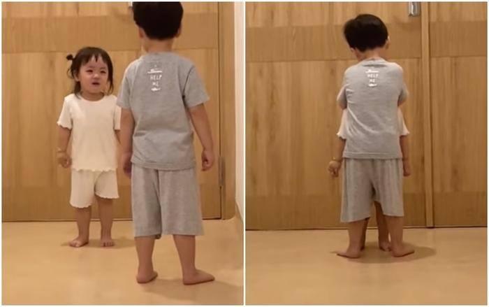 Cau be khien dan mang thich thu voi man do danh em day tinh cam