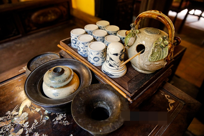 Mọi kết cấu về kiến trúc đến đồ vật sinh hoạt đều được giữ nguyên trạng. Ảnh: Dân Việt