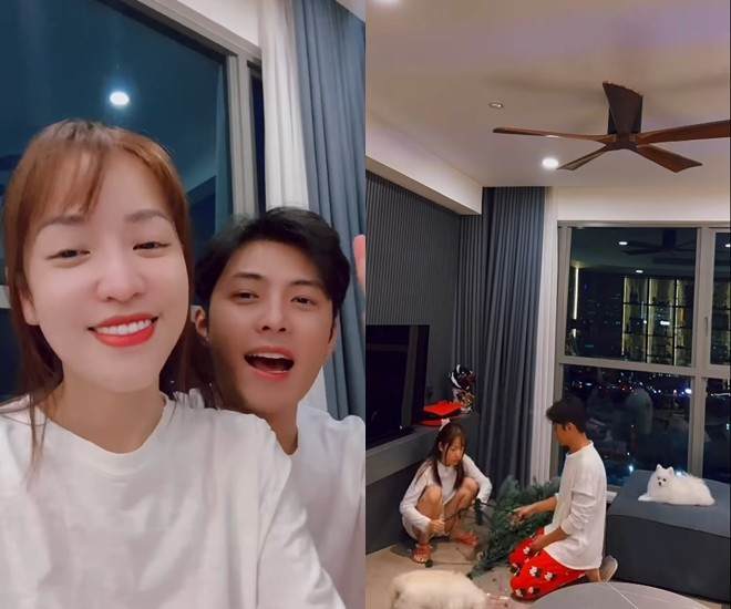 Đây cũng là lần đầu tiên Puka - Gin Tuấn Kiệt hé lộ không gian tại căn hộ sau hôn lễ hoành tráng.