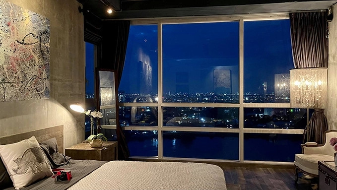 Phòng ngủ thoáng đãng, có tầm nhìn tuyệt đẹp.