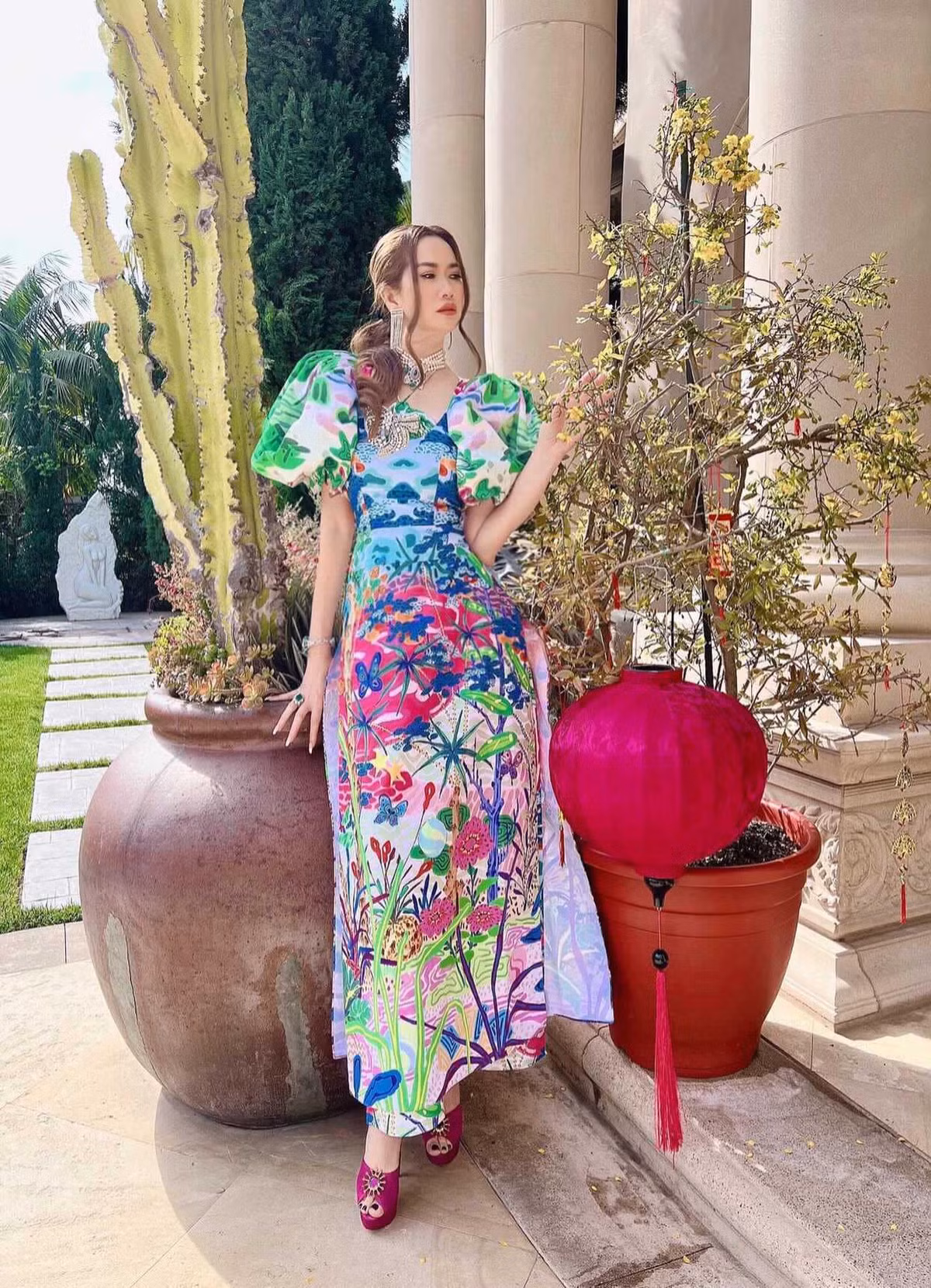 Căn biệt thự của vợ chồng nữ đại gia gốc Việt ước tính trị giá khoảng 800 tỷ đồng.