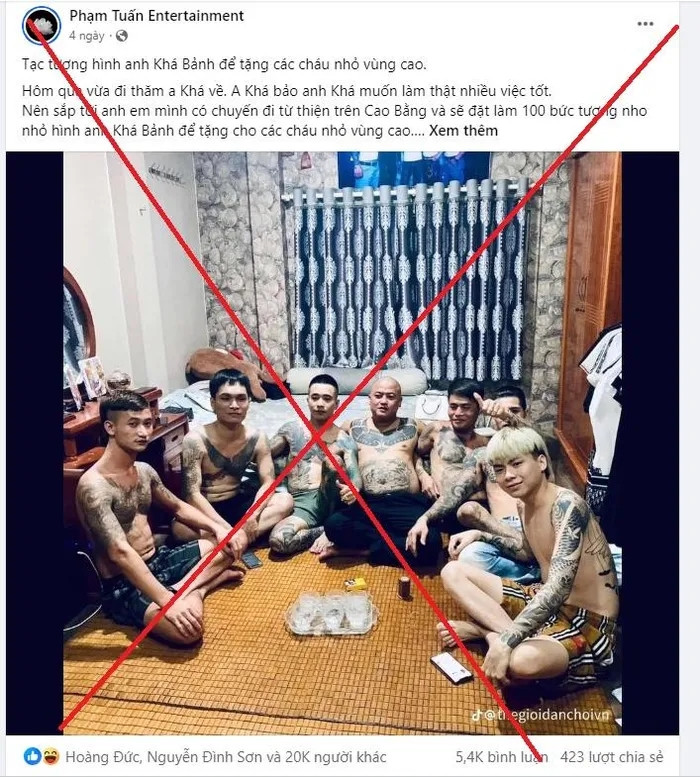 Ngáo thần tượng: Đàn em đòi tạc tượng, viết sách về Khá 'bảnh' bị cộng đồng lên án Ngao than tuong: Dan em doi tac tuong, viet sach ve Kha 'banh' bi cong dong len an