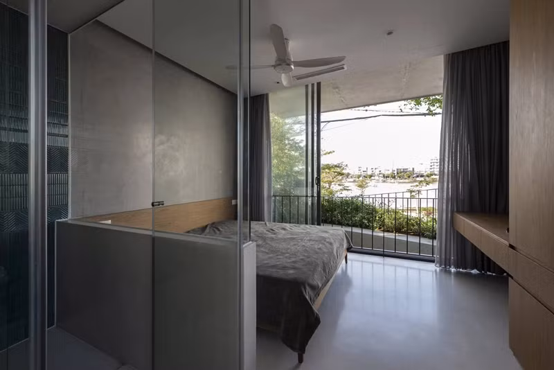 Phòng nào trong nhà cũng nhận được ánh sáng tự nhiên.