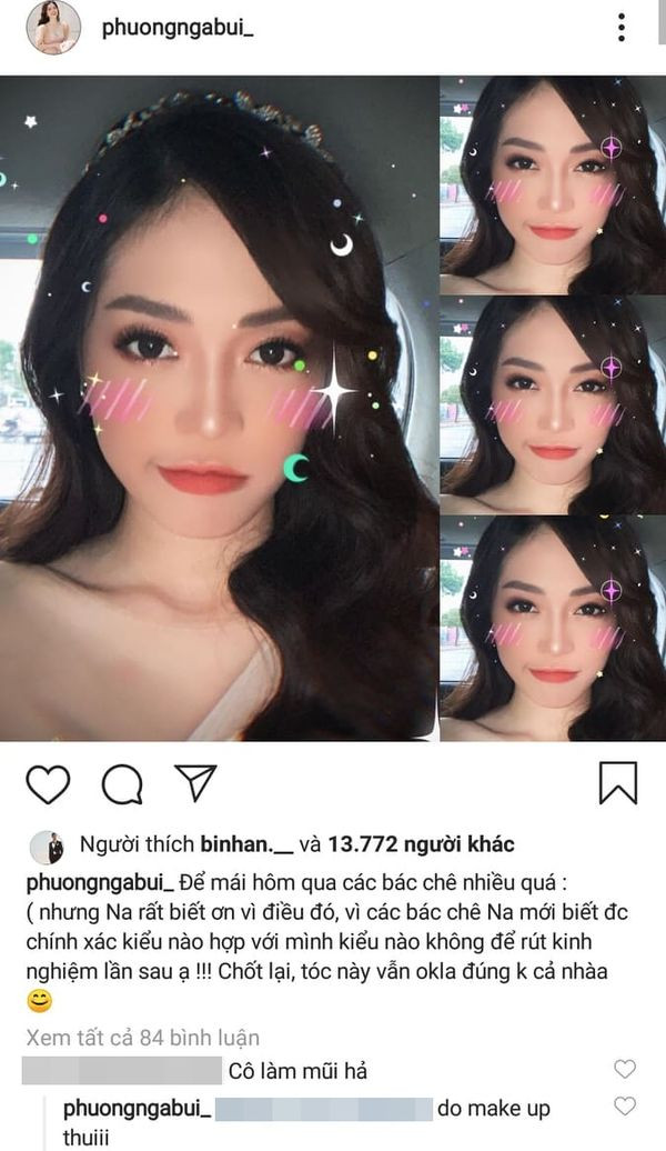 A hau Phuong Nga: Vuong nghi an sua mui, bi che bai kieu toc-Hinh-2