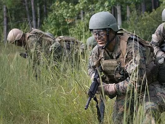 Lực lượng Chỉ huy Thủy quân Lục chiến. Đây là lực lượng bao gồm những thành phần "cơ bắp" và "cáo già" nhất trong lực lượng Thủy quân Lục chiến Mỹ với nhiệm vụ chỉ huy tác chiến trực tiếp ngoài thực địa. Mệnh lệnh của những chỉ huy trực tiếp này đôi khi còn to hơn cả của tổng tư lệnh do họ nằm ngay trên chiến trường và không ai hiểu tình thế cuộc chiến bằng họ. Nguồn ảnh: BI.