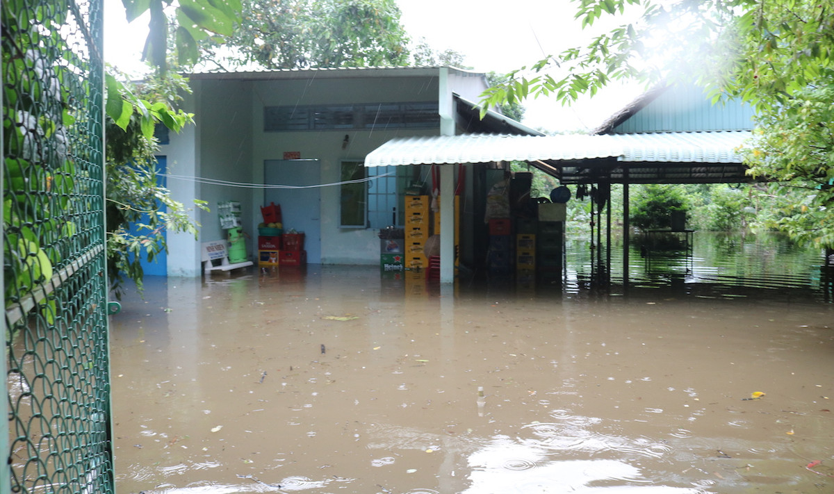 Triều cường lớn nhất lịch sử ở Cần Thơ: Bơi ghe giữa đường - Hình 5 Trieu cuong lon nhat lich su o Can Tho: Boi ghe giua duong-Hinh-5