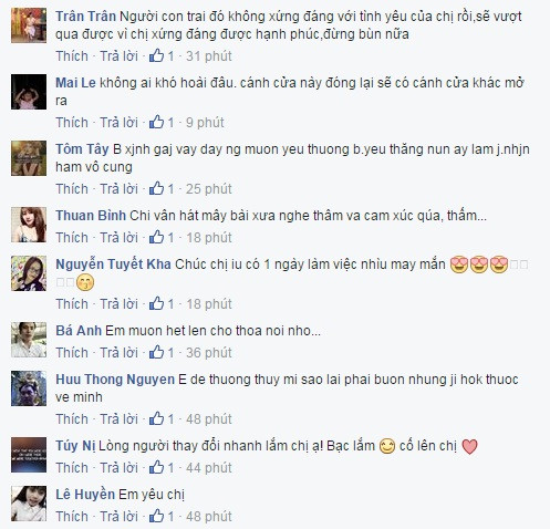 Nhiều người dành cho Quế Vân lời khuyên rằng hãy quên Trường Giang đi mà sống.