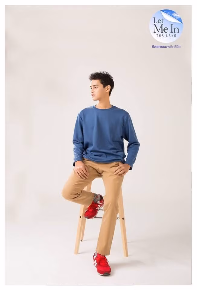 Anh đã có nụ cười rạng rỡ với phần hàm cân đối