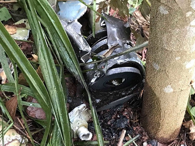 Một số bộ phận có vết cháy. Nguồn ảnh: Báo Giao Thông