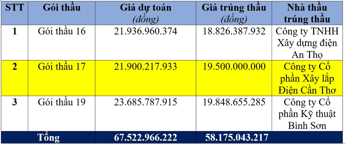 Loạt gói thầu xây lắp của Điện lực Đồng Tháp có chủ - Hình 2 Loat goi thau xay lap cua Dien luc Dong Thap co chu-Hinh-2