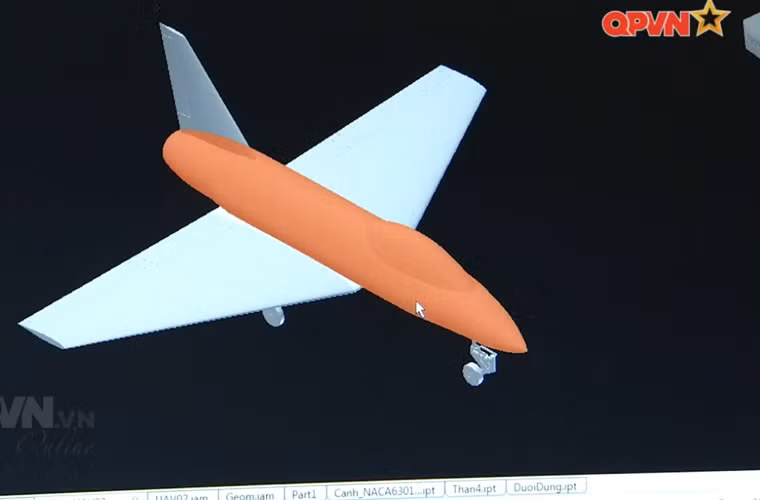 Cho nên, khi so với UAV-02, thể tích của UAV-03 có thể tăng gấp 3,2 lần, điều này cho phép tăng tối đa lượng nhiên liệu mang theo, từ đó kéo dài thời gian hoạt động theo yêu cầu đặt ra. Nguồn ảnh: Kênh QPVN