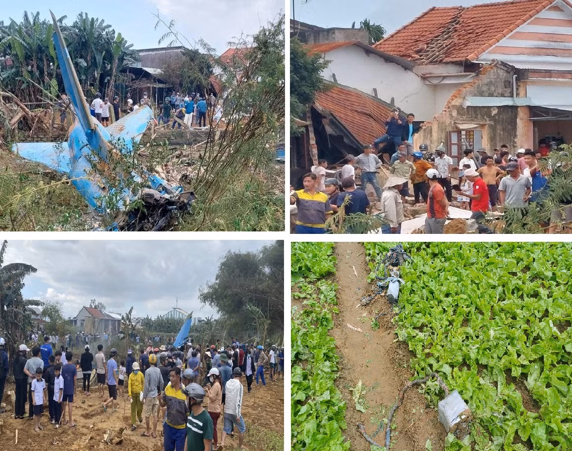 Bo Quoc phong: May bay gap su co khong the ha canh duoc